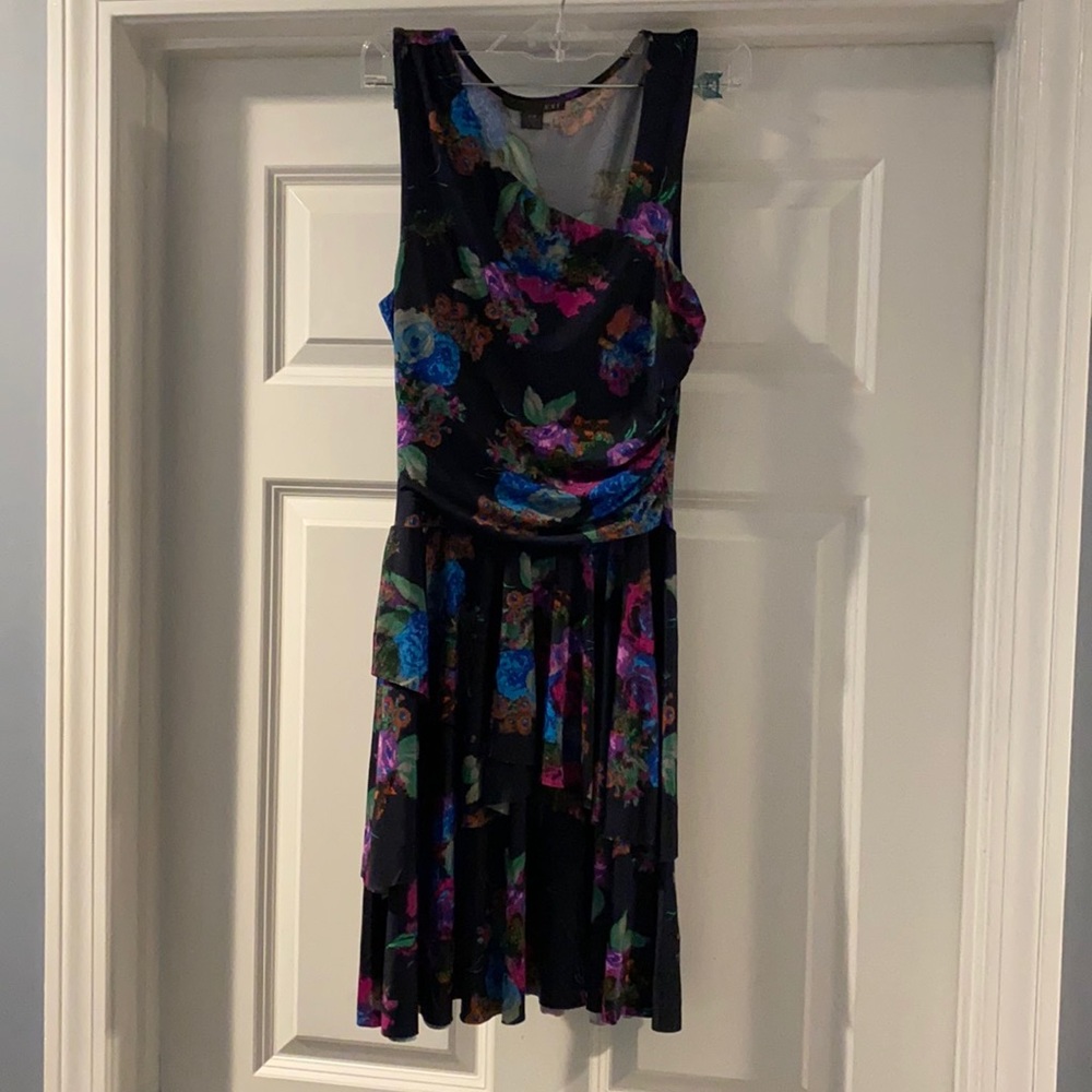 Layered, flower dress